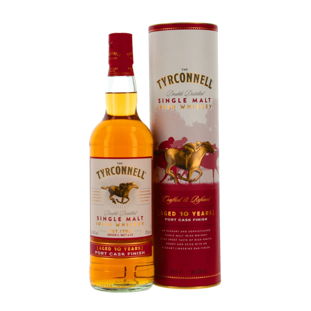 Whisky Tyrconnell 10YO Port Finish 46% 700 ml tuba
