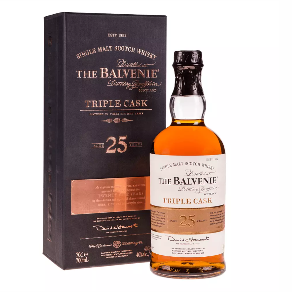 Whisky Balvenie 25YO Triple Cask 40% 700 ml Kartonik