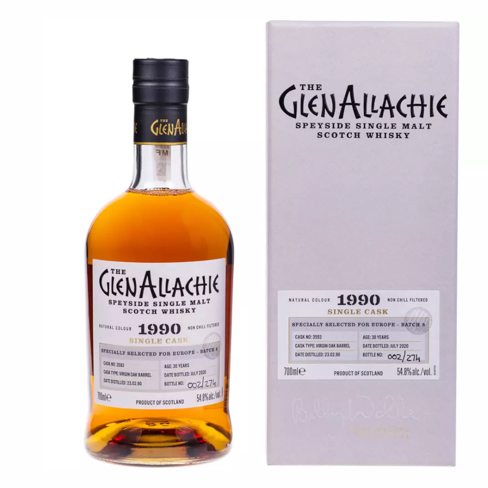 Whisky Glenallachie 30YO 1990 54,8% 700 ml