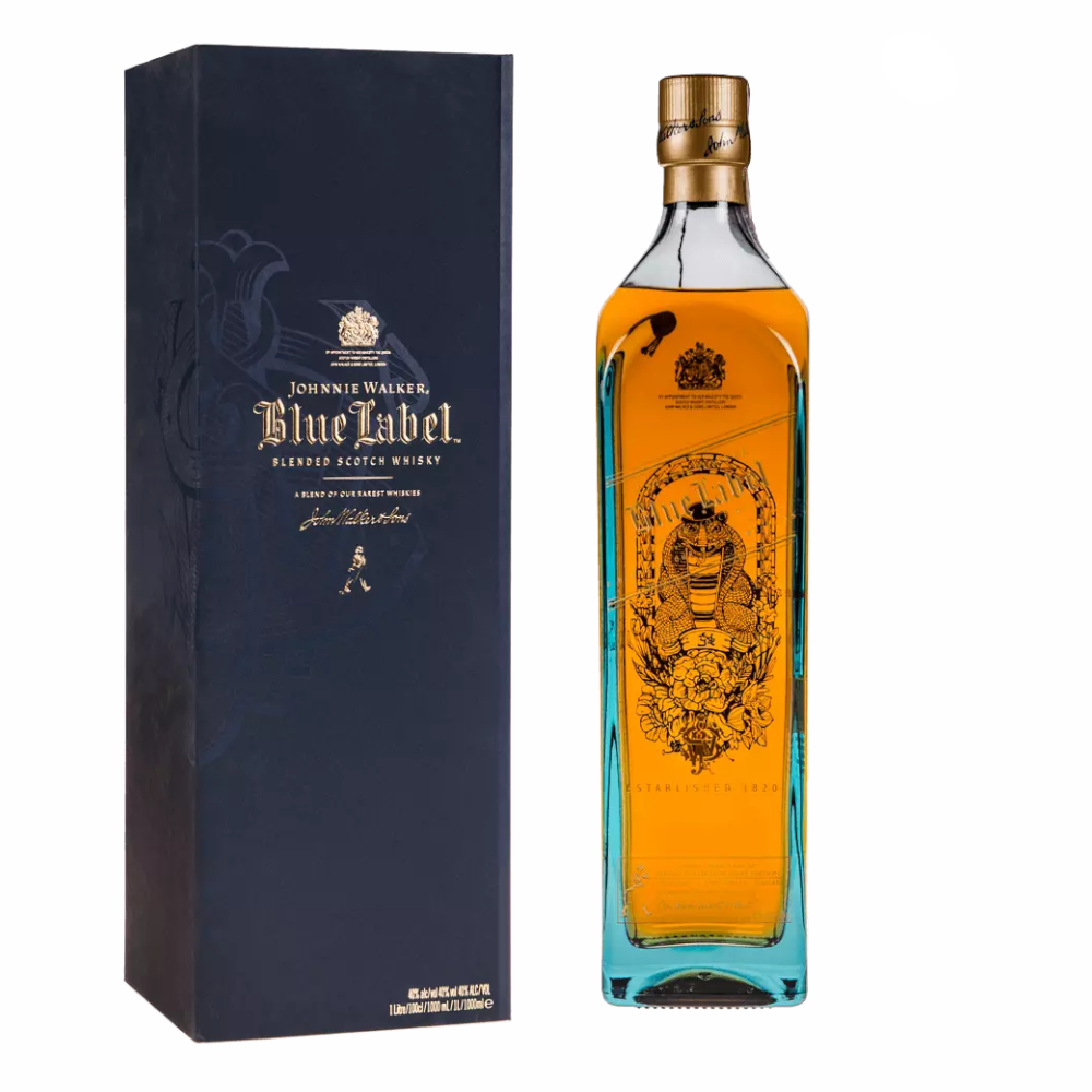 Whisky Johnnie Walker Blue Zodiac Snake 40% 1000 ml