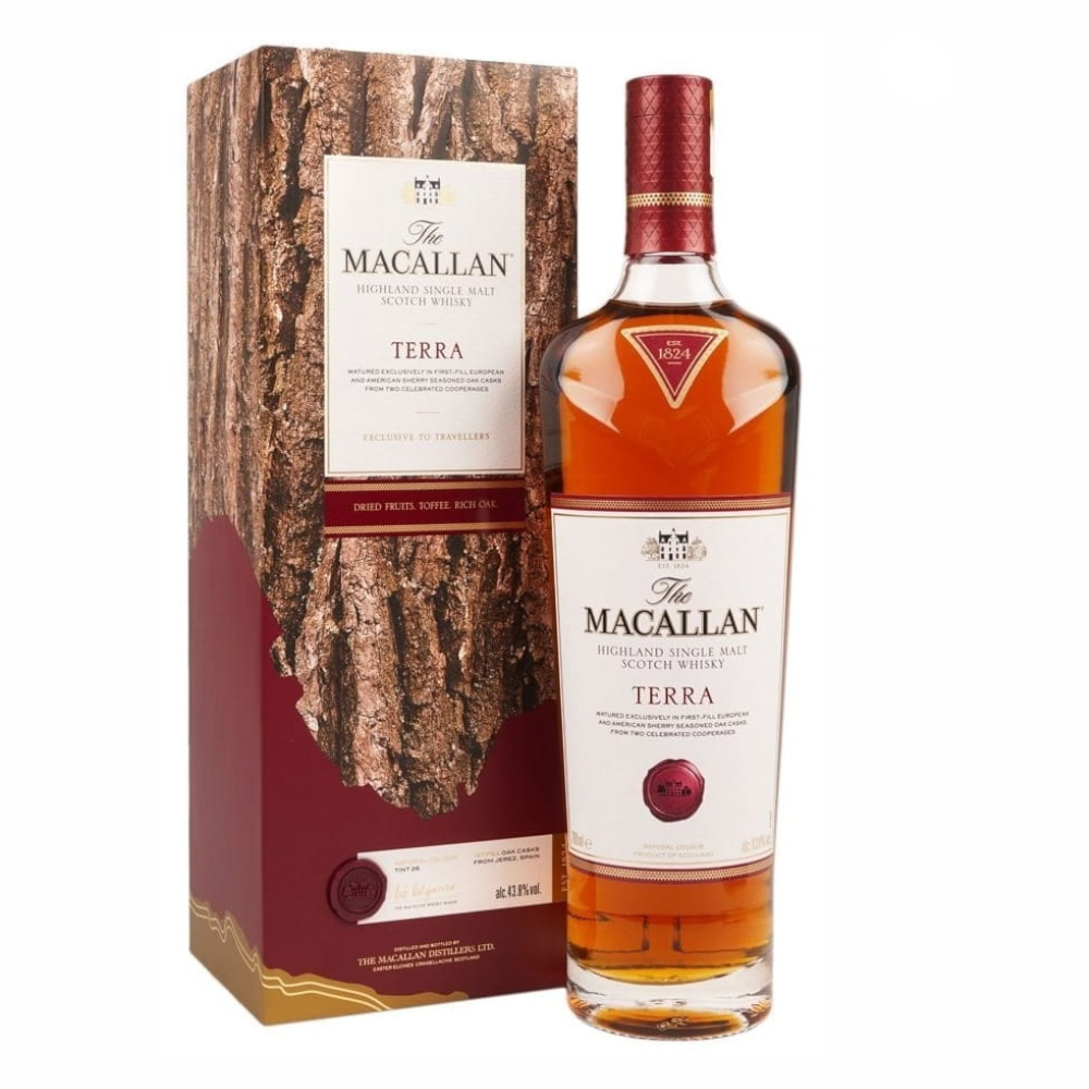 Whisky The Macallan Terra 43,8% 700 ml kartonik