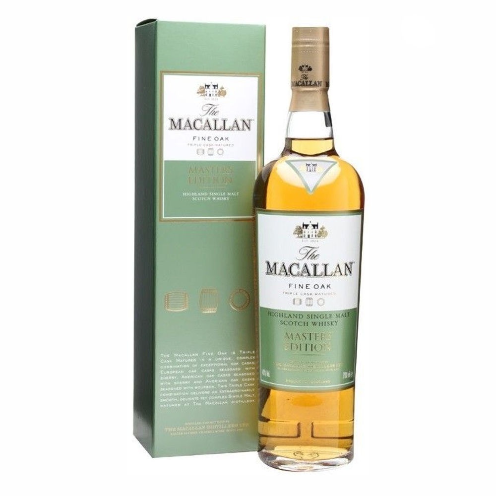Whisky Macallan Fine Oak Masters Edition 40% 700 ml kartonik