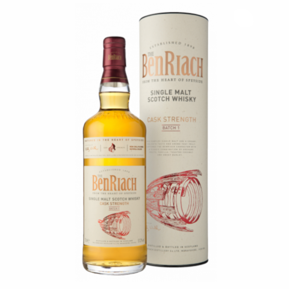 Whisky Benriach Cask Strength Batch 1 57,2% 700 ml tuba