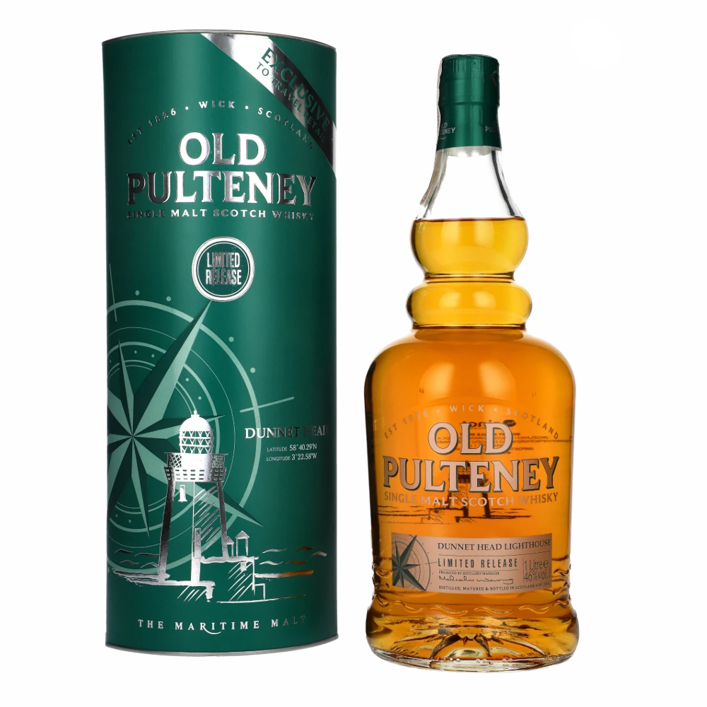 Whisky Old Pulteney Dunnet Head 46% 1000 ml tuba