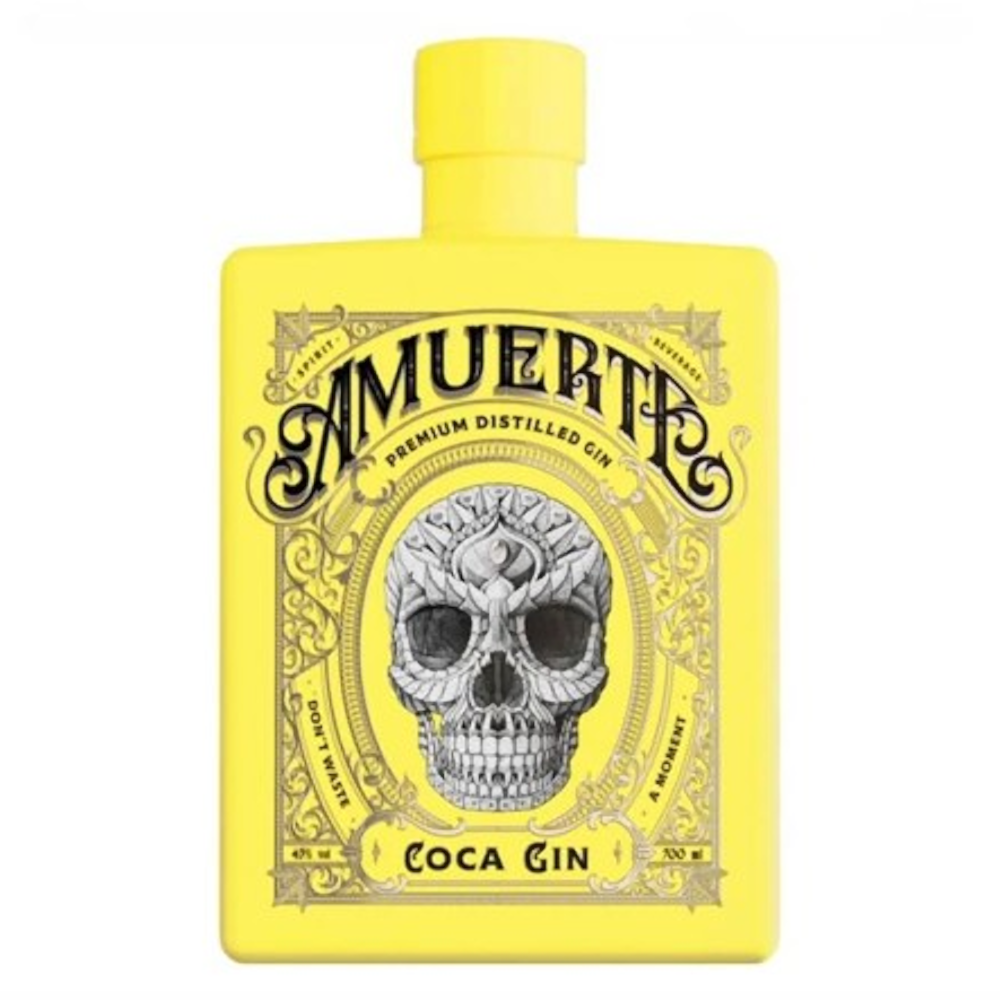 Gin Amuerte Coca Leaf Yellow Edition 43% 700 ml