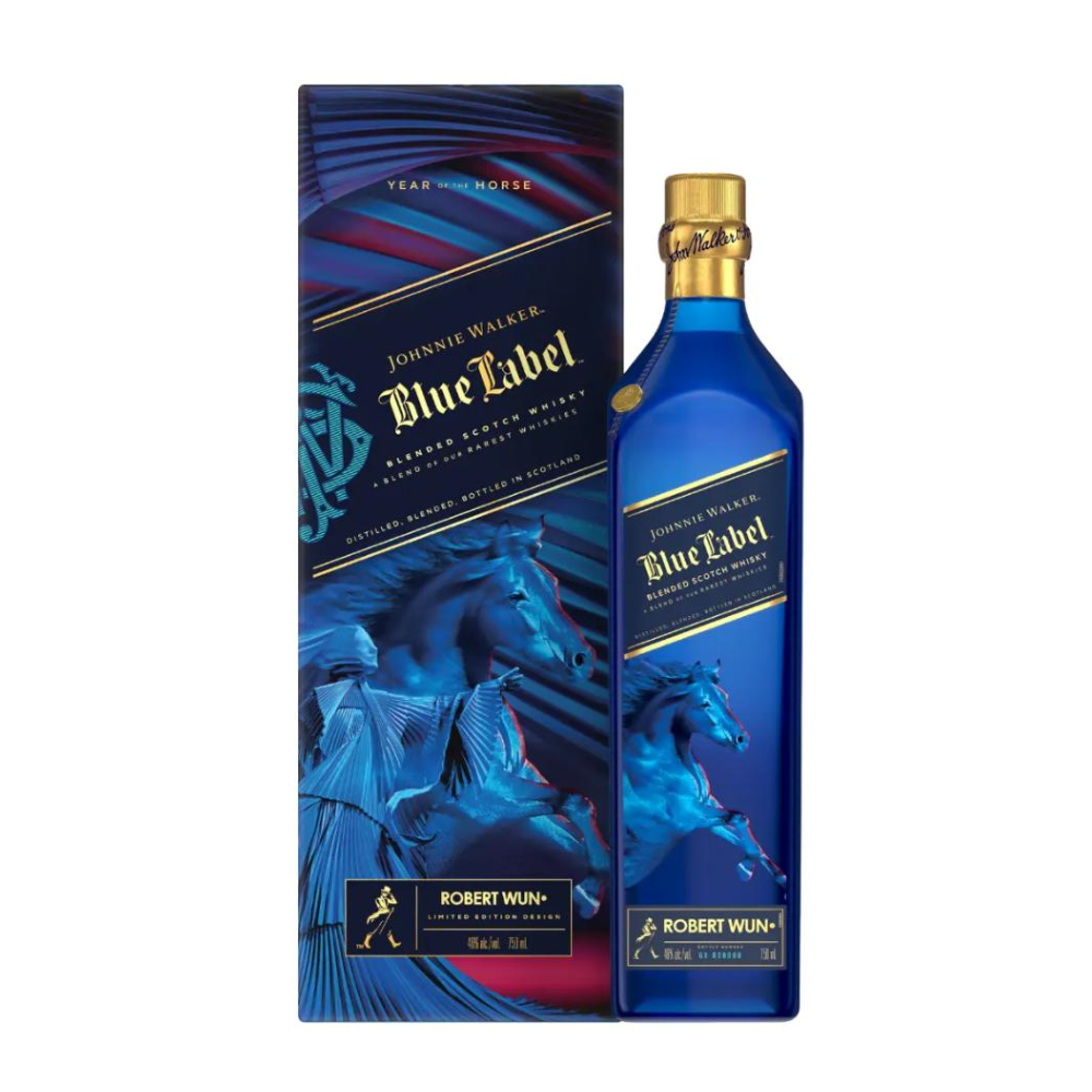 Whisky Johnnie Walker Blue Label Year of the Horse x Robert Wun 2026 40% 700 ml