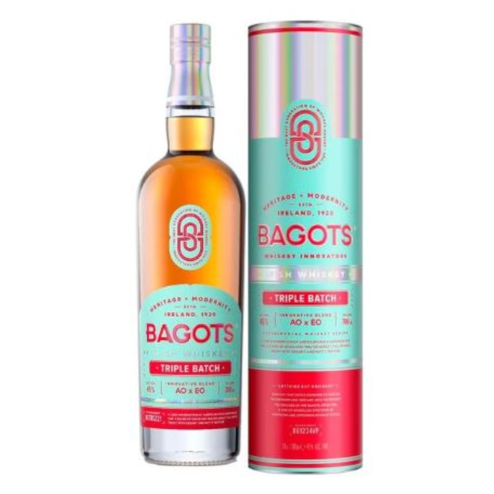 Whisky Bagots Triple Batch 43% 700 ml tuba