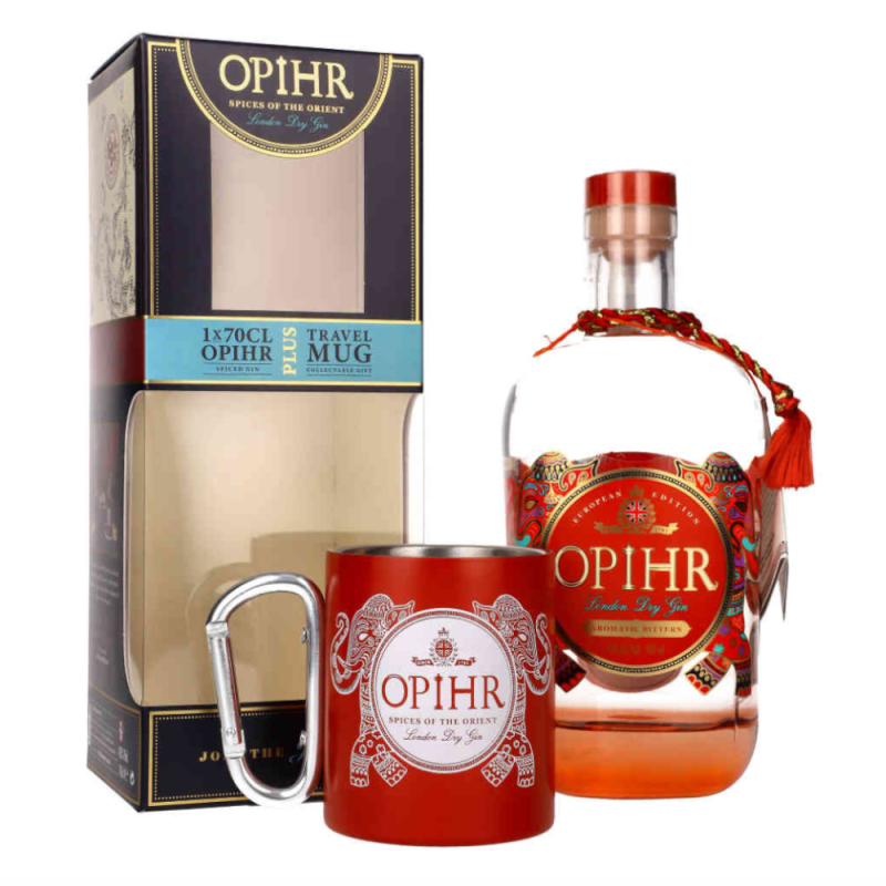 Gin Opihr London Dry Gin Europe Edition 43% 700 ml + kubek