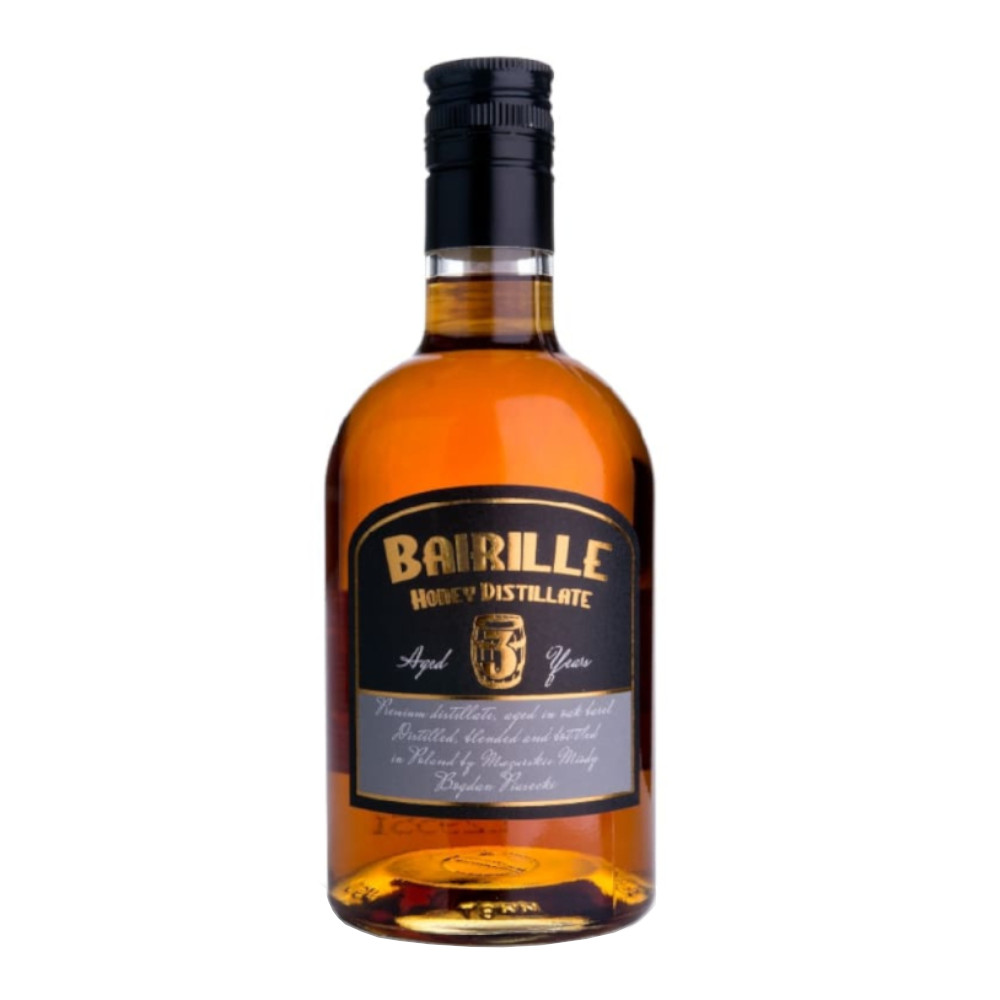 Wódka Bairille Honey + szklanka 40% 500 ml