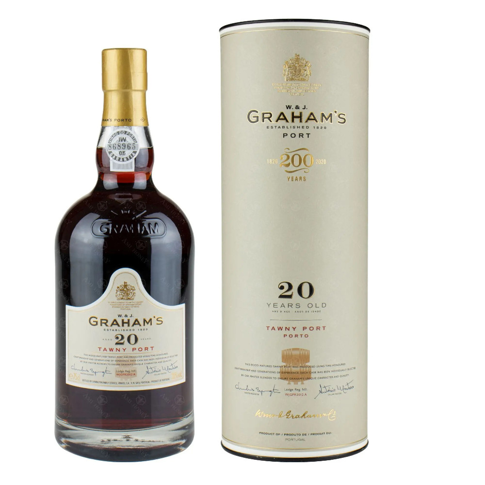 Wino Graham's 20 Years Old Tawny Port 20% czerwone słodkie 750 ml tuba