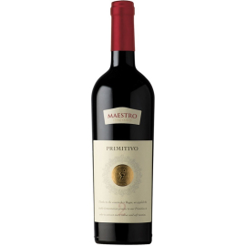 Wino Primitivo Maestro Puglia 13,5% czerwone wytrawne 750 ml