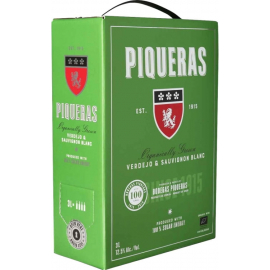 Wino Piqueras White BIB 12,5% białe wytrawne 3000 ml