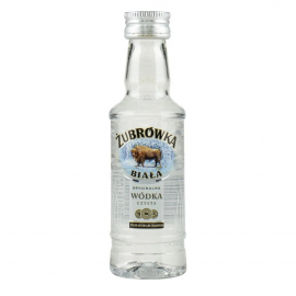 Wódka Żubrówka Biała 40% 50 ml