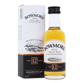 Whisky Bowmore 12 YO 40% 50 ml kartonik