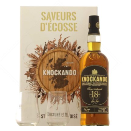 Whisky Knockando 18 YO 43% 700 ml + 2 szklanki