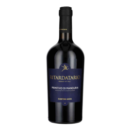 Wino Il Ritardatario Primitivo di Manduria 14% czerwone wytrawne 750 ml