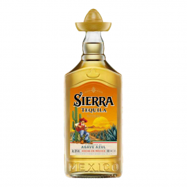 Tequila Sierra Reposado Glass Muertos 38% 700 ml