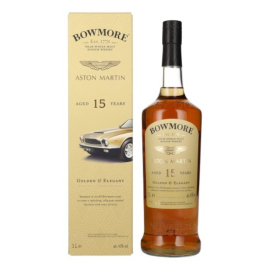 Whisky Bowmore 15YO Golden & Elegant Aston Martin Edition 43% 1000 ml kartonik