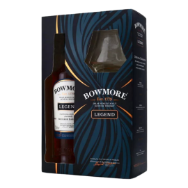 Whisky Bowmore Legend SM 40% 700 ml + szklanka