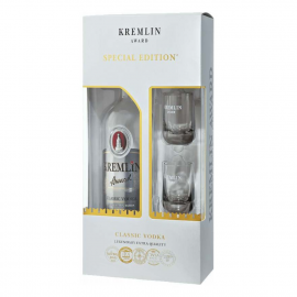 Wódka Kremlin Award Classic + 2 kieliszki 40% 700 ml