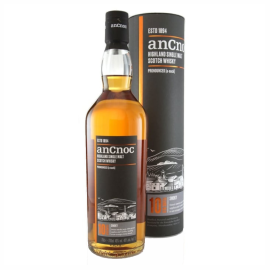 Whisky AnCnoc 10YO Peated 40% 700 ml tuba